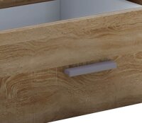 VCM my home Junata Couchtisch rechteckig Spanplatte eiche 110,0 x 52,0 x 44,0 cm, 1 St.