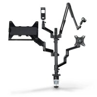 hama Monitor-Halterung 00004663 schwarz für 2...