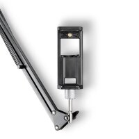 hama Monitor-Halterung 00004663 schwarz für 2 Monitore, Tischklemme