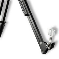 hama Monitor-Halterung 00004663 schwarz für 2 Monitore, Tischklemme