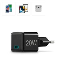 hama Ladeadapter schwarz, 20 Watt