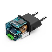 hama Ladeadapter schwarz, 20 Watt