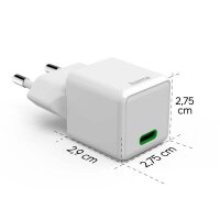 hama Ladeadapter weiß, 20 Watt