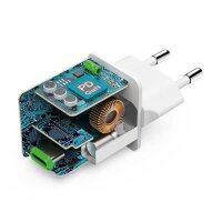 hama GaN-Ladeadapter weiß, 45 Watt