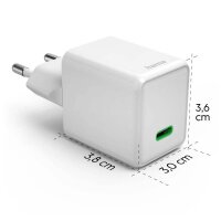 hama GaN-Ladeadapter weiß, 45 Watt