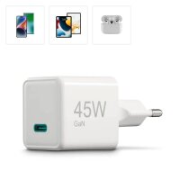 hama GaN-Ladeadapter weiß, 45 Watt