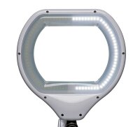 MAUL MAULcrystal LED Lupenleuchte weiß 18 W mit Tischklemme