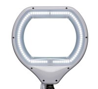 MAUL MAULcrystal LED Lupenleuchte weiß 18 W mit Tischklemme