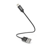 hama Ladekabel schwarz, Kabellänge: 0,2 m