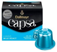 Dallmayr Capsa Lungo Mild Roast Kaffeekapseln, Arabica-...