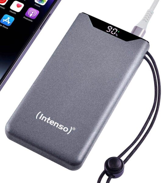 Intenso F10000 Powerbank 10.000 mAh grau