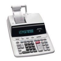 SHARP CS-2635RH-GYSE Tischrechner druckend lichtgrau