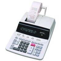 SHARP CS-2635RH-GYSE Tischrechner druckend lichtgrau