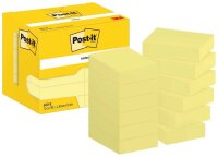 Post-it® Haftnotizen 653 gelb, 12 Blöcke