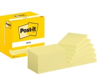 Post-it® Haftnotizen 655-CY gelb, 12 Blöcke