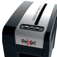 Rexel Secure MC3-SL Slim Aktenvernichter mit Partikelschnitt P-5, 2 x 15 mm, bis 3 Blatt, schwarz