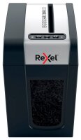 Rexel Secure MC3-SL Slim Aktenvernichter mit Partikelschnitt P-5, 2 x 15 mm, bis 3 Blatt, schwarz
