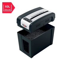 Rexel Secure MC3-SL Slim Aktenvernichter mit Partikelschnitt P-5, 2 x 15 mm, bis 3 Blatt, schwarz