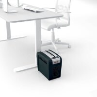 Rexel Secure MC3-SL Slim Aktenvernichter mit Partikelschnitt P-5, 2 x 15 mm, bis 3 Blatt, schwarz