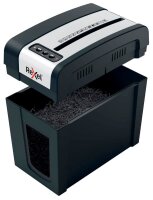 Rexel Secure MC3-SL Slim Aktenvernichter mit Partikelschnitt P-5, 2 x 15 mm, bis 3 Blatt, schwarz
