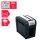 Rexel Secure MC3-SL Slim Aktenvernichter mit Partikelschnitt P-5, 2 x 15 mm, bis 3 Blatt, schwarz