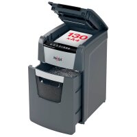 Rexel AutoFeed+ 130M Aktenvernichter mit Partikelschnitt P-5, 2 x 15 mm, bis 130 Blatt, schwarz