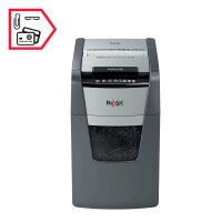 Rexel AutoFeed+ 130M Aktenvernichter mit Partikelschnitt P-5, 2 x 15 mm, bis 130 Blatt, schwarz