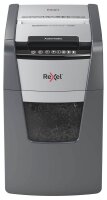 Rexel AutoFeed+ 130M Aktenvernichter mit Partikelschnitt P-5, 2 x 15 mm, bis 130 Blatt, schwarz