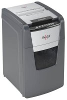 Rexel AutoFeed+ 130M Aktenvernichter mit Partikelschnitt P-5, 2 x 15 mm, bis 130 Blatt, schwarz