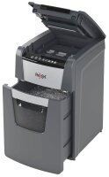 Rexel AutoFeed+ 130M Aktenvernichter mit Partikelschnitt P-5, 2 x 15 mm, bis 130 Blatt, schwarz