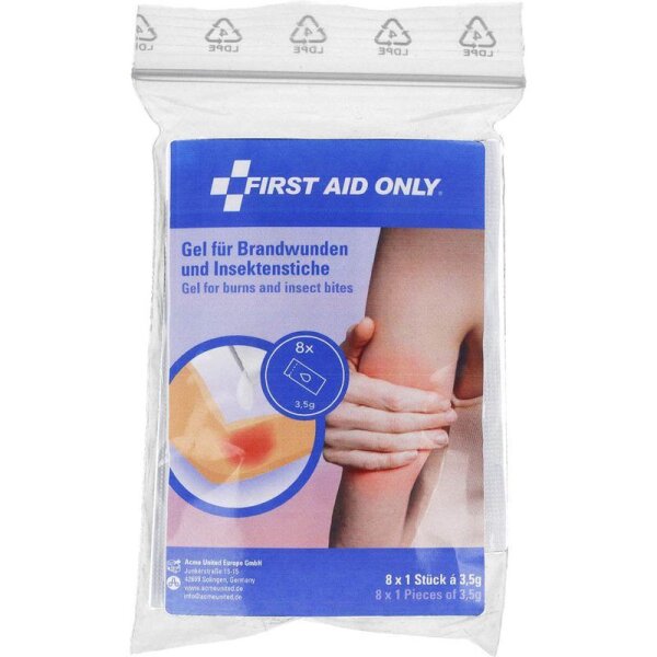 FIRST AID ONLY® Brandwunden-Gel P-91401 00 transparent, 8 St.