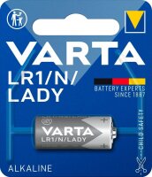 VARTA Batterie LR1/N/LADY Alkali-Mangan Lady N 1,5 V, 1 St.