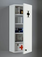 VCM my bath Medizinschrank Medasa L ohne Füllung weiß