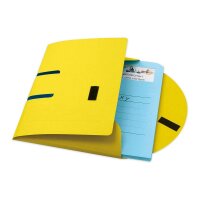 ELCO Ösenhefter Ordo Collecto Karton gelb DIN A4 überbreit, 10 St.