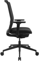 Topstar Bürostuhl AirWork G, PA50OMT0MT0 Stoff schwarz, Gestell schwarz