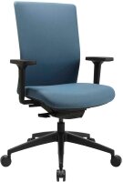 Topstar Bürostuhl Sitness AirWork G, PA40OMT6MT6 Stoff blau, Gestell schwarz