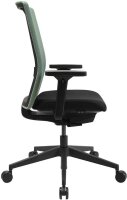 Topstar Bürostuhl AirWork G, PA50OMT0MT5 Stoff grün, Gestell schwarz