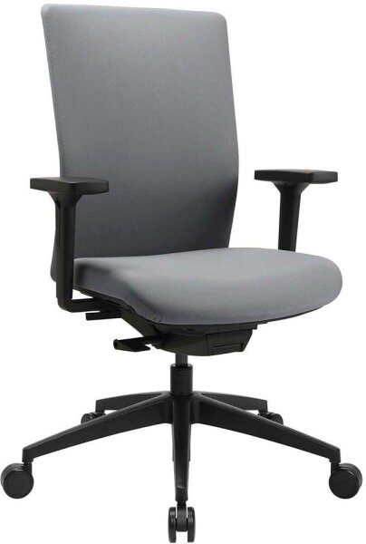Topstar Bürostuhl Sitness AirWork G, PA40OMT3MT3 Stoff grau, Gestell schwarz