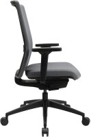 Topstar Bürostuhl Sitness AirWork G, PA40OMT3MT3 Stoff grau, Gestell schwarz