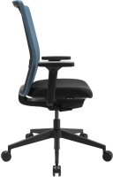 Topstar Bürostuhl AirWork G, PA50OMT0MT6 Stoff blau, Gestell schwarz