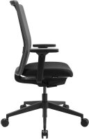 Topstar Bürostuhl AirWork G, PA50OMT0MT3 Stoff grau, Gestell schwarz