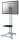 Neomounts TV-Ständer mit Rollen PLASMA-M1800E silber, schwarz