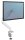 Fellowes Monitor-Halterung Platinum Series 8056201 weiß für 1 Monitor, Tischklemme, Tischbohrung