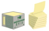 Post-it® Recycling Z-Notes Haftnotizen R3301B gelb, 6...