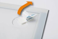 DURABLE Magnetrahmen selbstklebend WALLPAPER schwarz A4, 1 St.