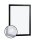 DURABLE Magnetrahmen selbstklebend WALLPAPER schwarz A4, 1 St.