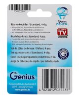 Genius Genius Dental Hydro Fusion Intensiv/Standard Zahnbürstenaufsätze, 4 St.