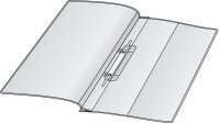 DURABLE Präsentationshefter Kunststoff transparent DIN A4, 25 St.