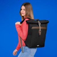 hama Laptop-Rucksack Silvan Recycling-PET schwarz 22,0 l bis 41,0 cm (16,2 Zoll)