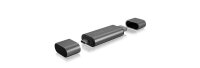 RaidSonic ICY BOX® IB-CR200-C Multi-microSD, SD, MultiMediaCard-Kartenleser grau